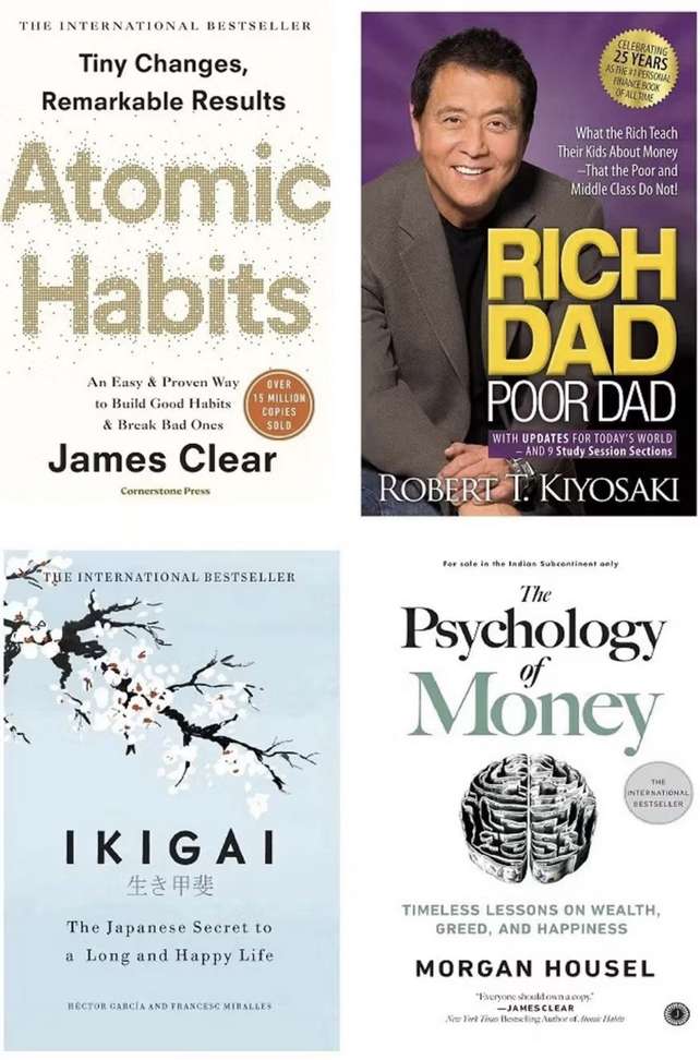 The Ultimate Self-Growth & Money Mastery Combo (4 Books)